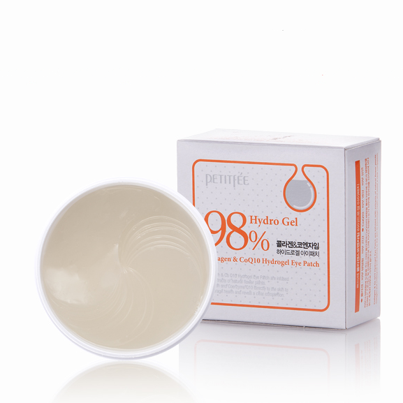 Petitfee Collagen & Co Q10 Eye Patch гидрогелевые&nbsp; - патчи для глаз с коллагеном и коэнзимом Q10.