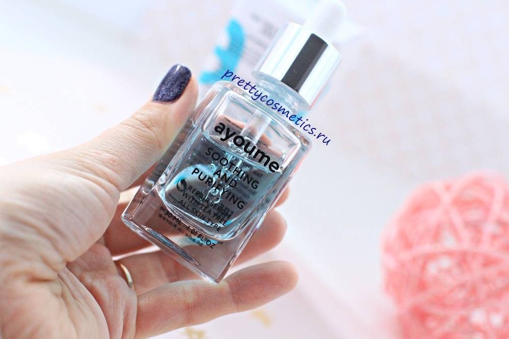 Успокоить кожу! Корейская сыворотка Ayoume Tea Tree Soothing-&-Purifying Serum