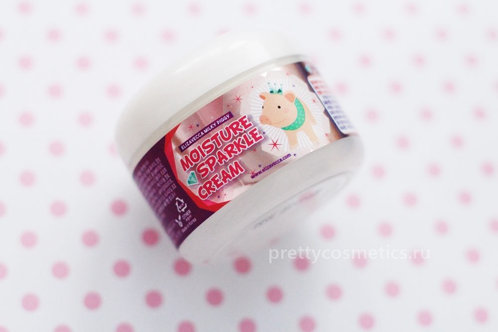 Корейский крем для красивого сияния вашей кожи Elizavecca Moisture Sparkle Cream