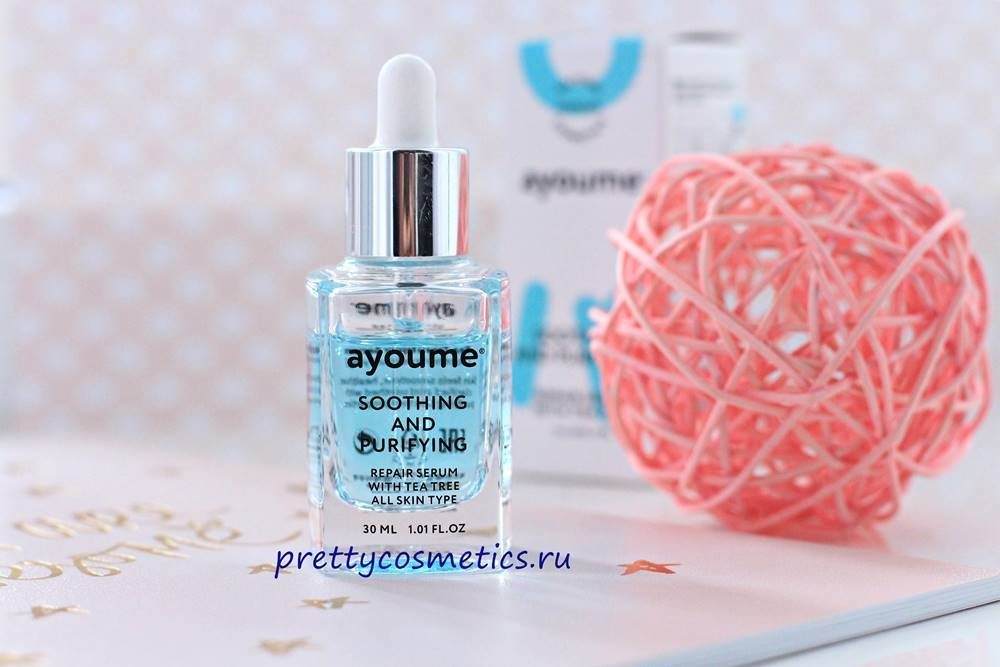 Успокоить кожу! Корейская сыворотка Ayoume Tea Tree Soothing-&-Purifying Serum