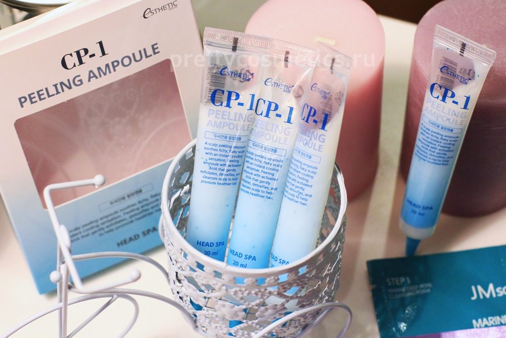 Корейская пилинг-сыворотка для кожи головы Esthetic House CP-1 Peeling Ampoule