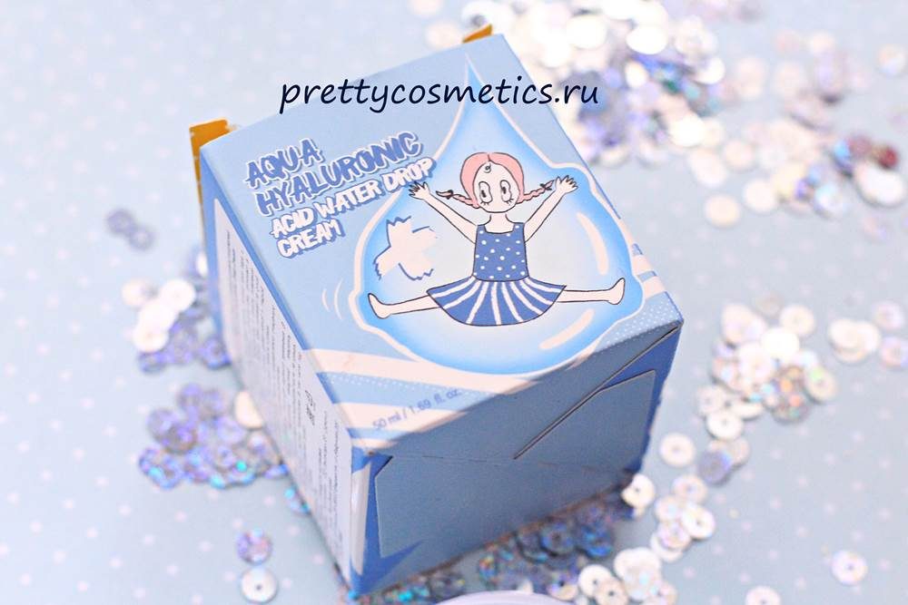 Текстура крема Elizavecca Hyaluronic Acid Water Drop