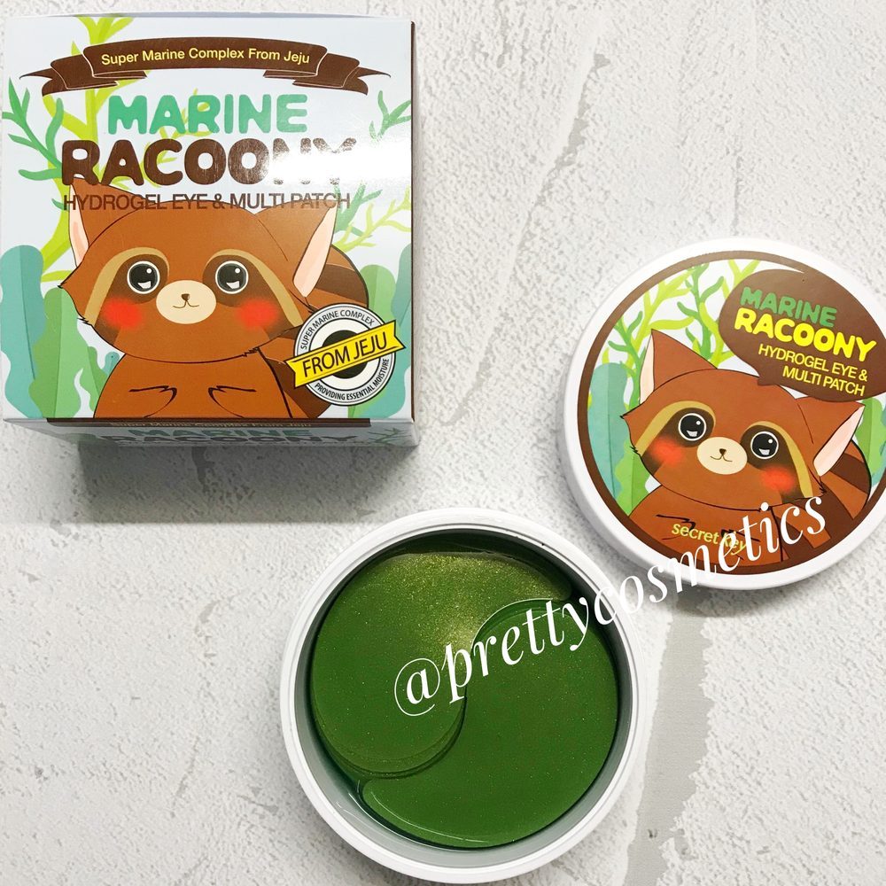 Новые гидрогелевые патчи для глаз Secret key Marin Racoony Hydrogel Eye & Multi Patch